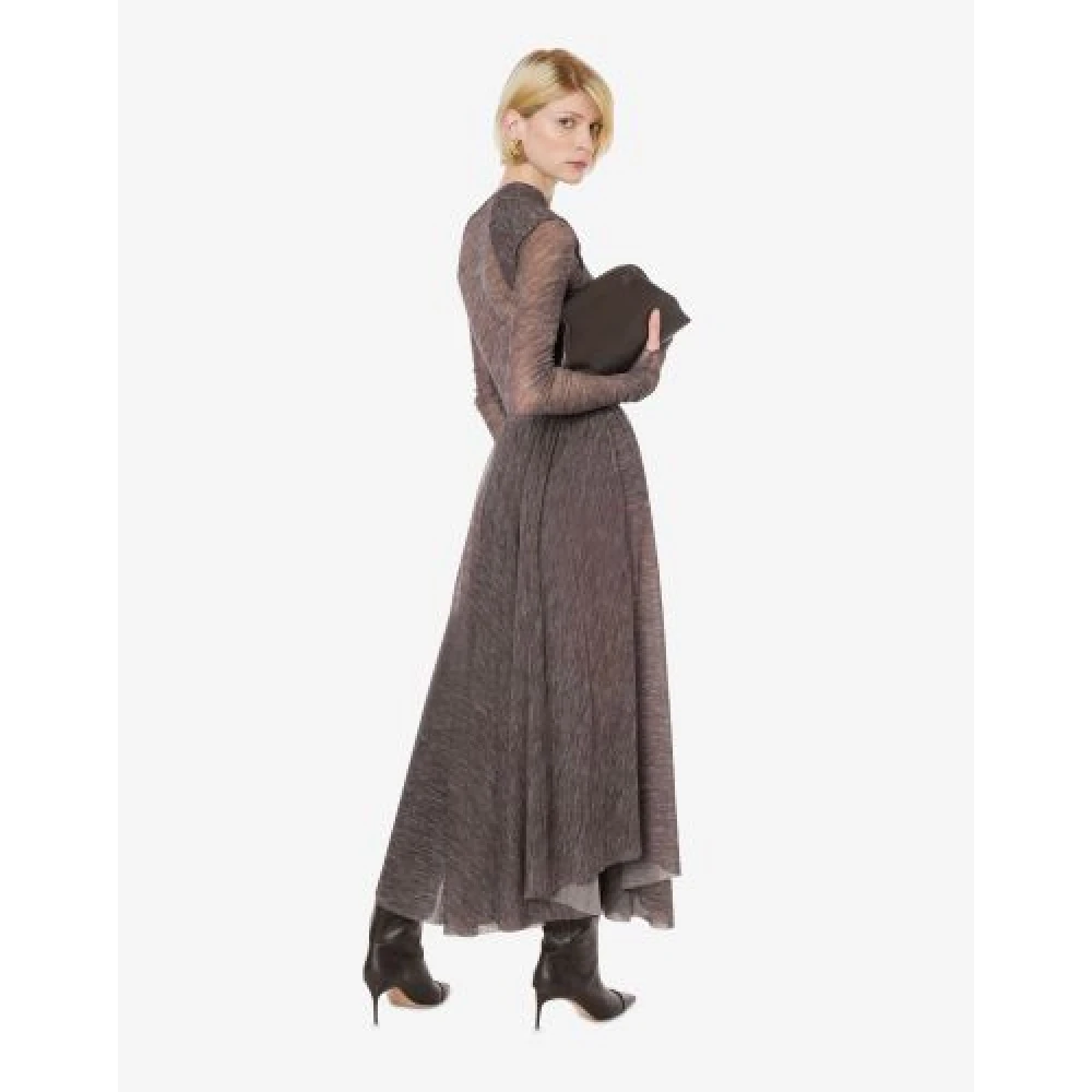 Philosophy di Lorenzo Serafini Donkergrijze Asymmetrische Midi Rok Gray Dames
