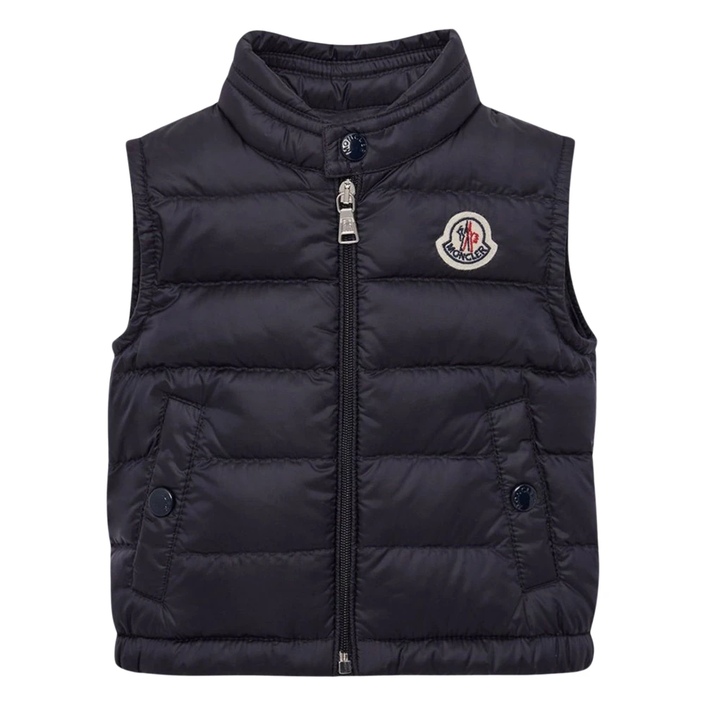 Moncler New Amaury Gilet - Male - Waistcoats - Black - 18 M - Kids