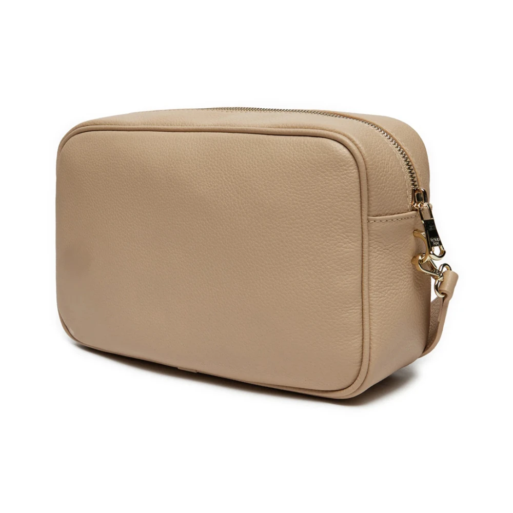 PATRIZIA PEPE Beige Schoudertas met Fly-detail Beige Dames
