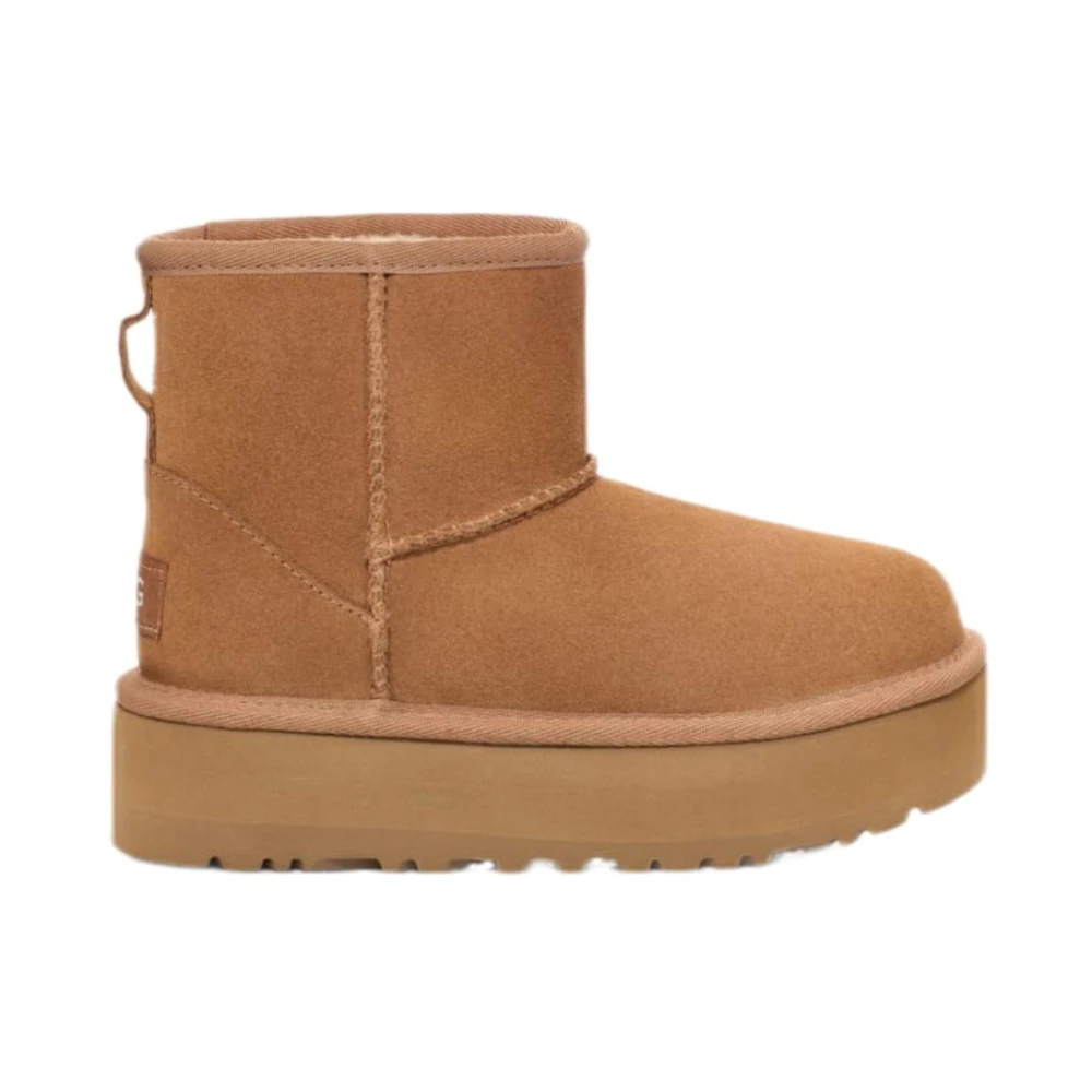 UGG Klassiska Mini Platform Stövlar Beige, Flicka