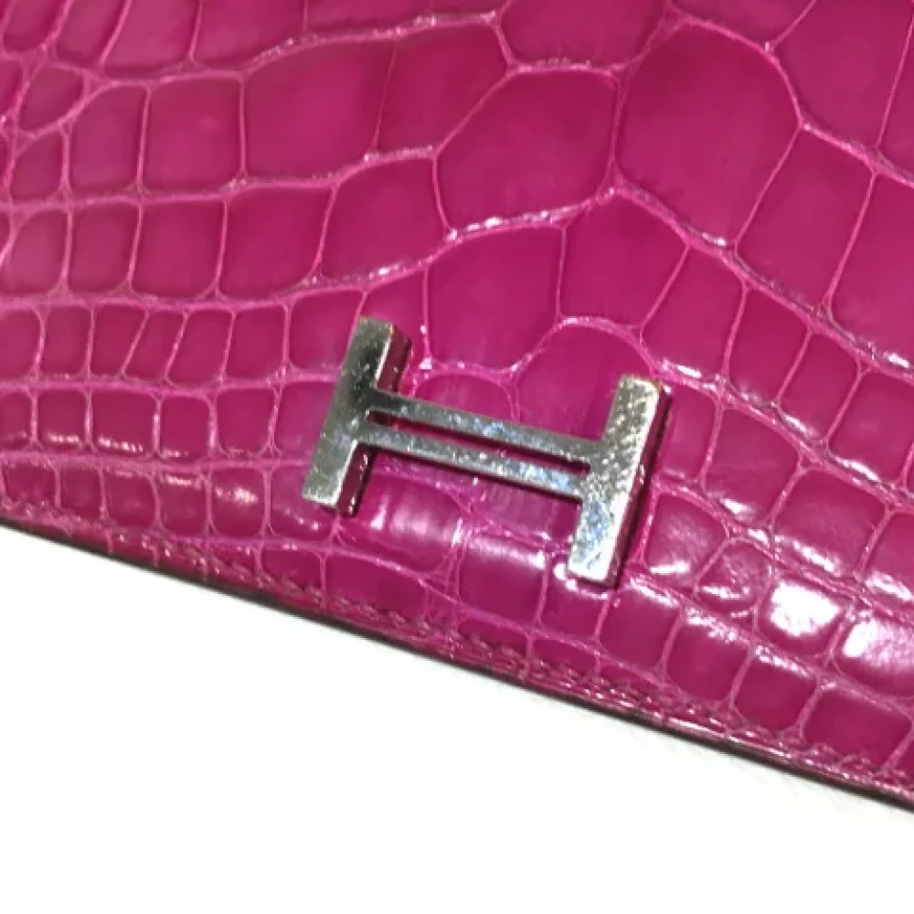 Hermès Vintage Pre-owned Fabric wallets Pink Dames