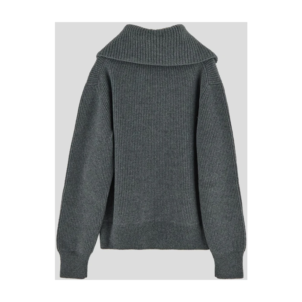 Malo Luxe Cashmere Gebreide Trui Gray Dames