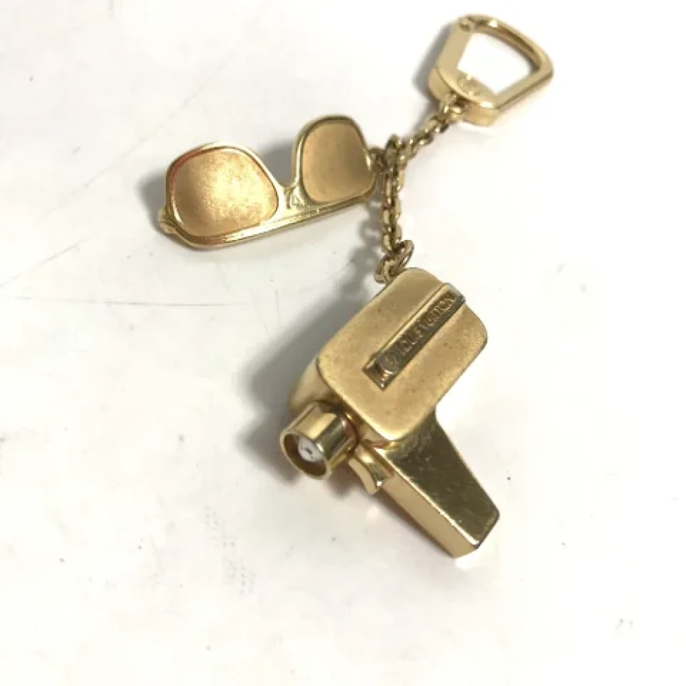 Louis Vuitton Vintage Pre-owned Fabric key-holders Yellow Heren