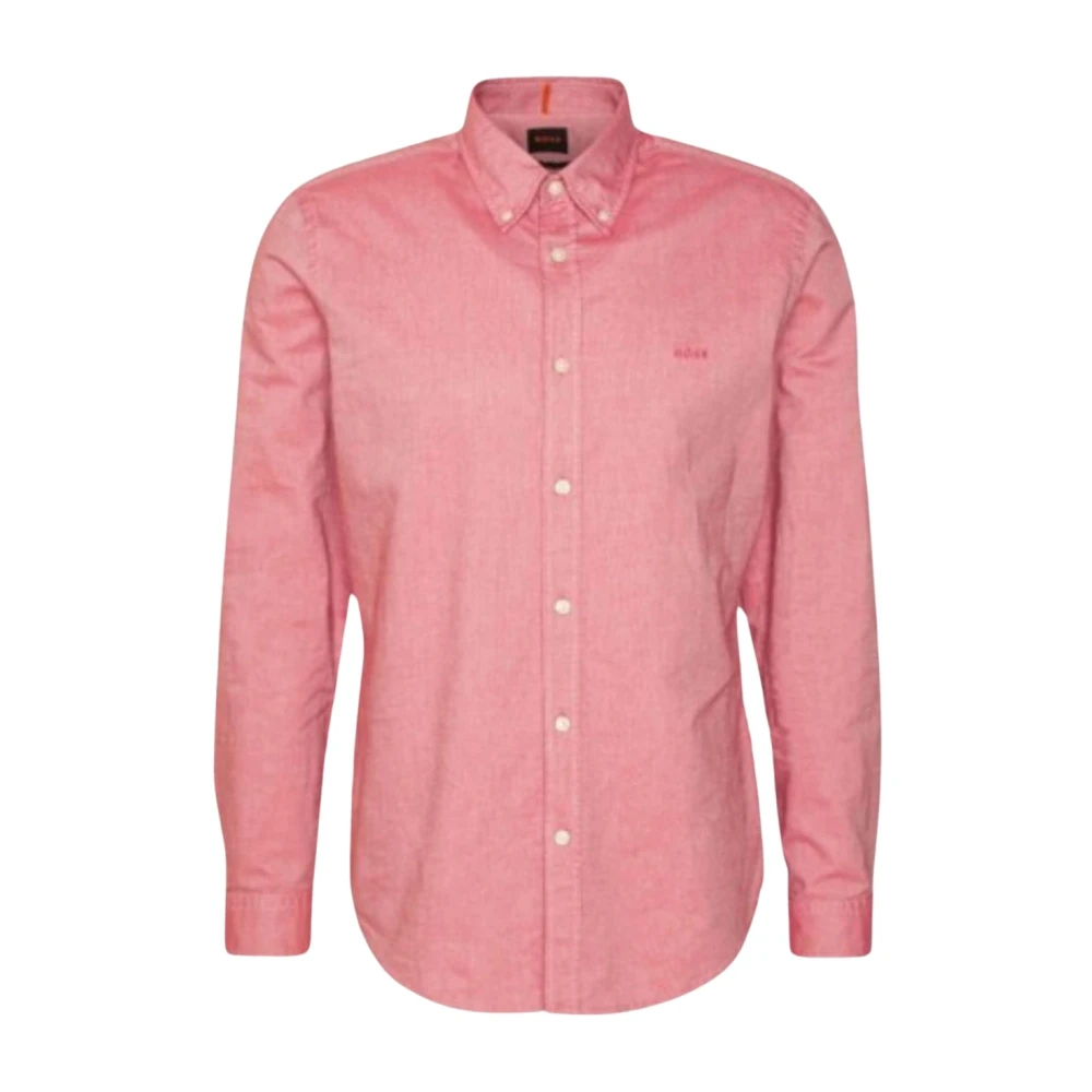 Hugo Boss Herenoverhemd Rickert Pink Heren