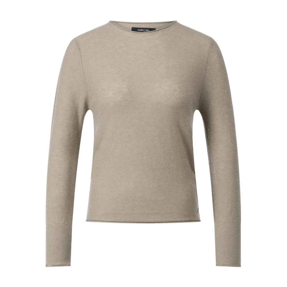 Marc Cain Paljett Ulltröja Beige, Dam