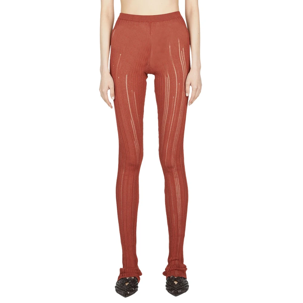 Marco Rambaldi Ripstickade Leggings Brown, Dam