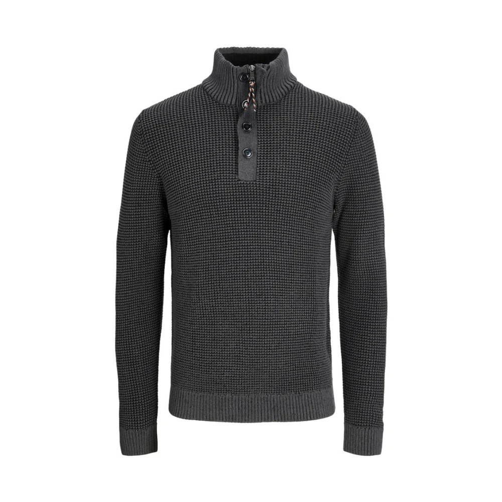 jack & jones Hoge Hals Gebreid Pak Zwart Twist Black Heren