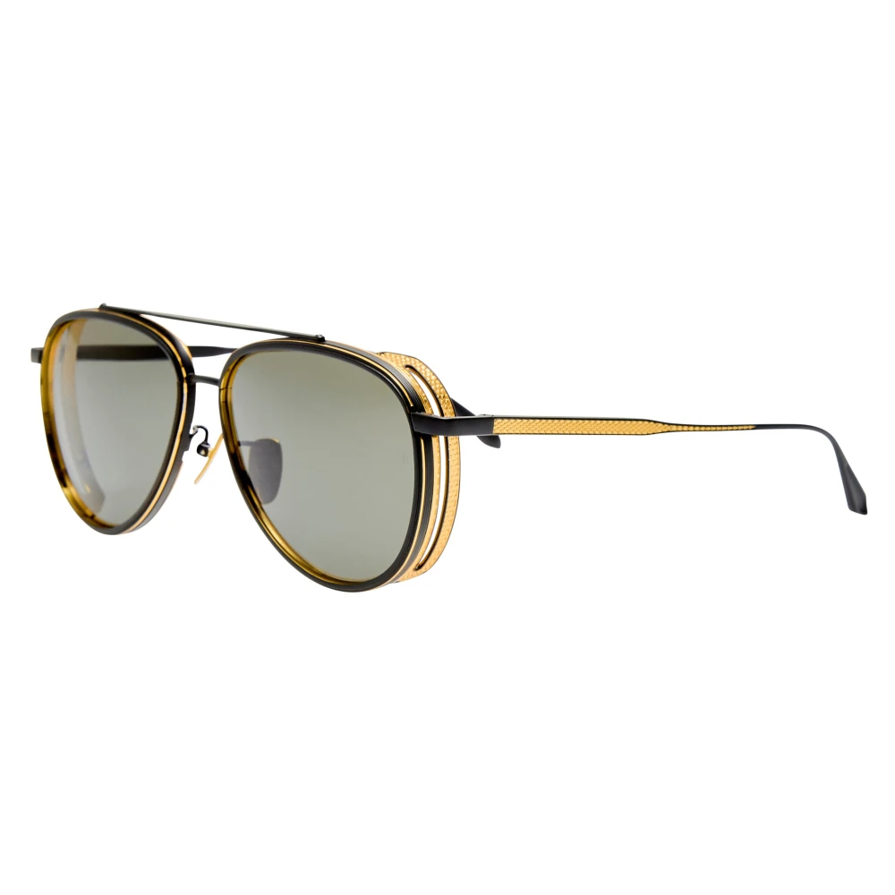 Linda Farrow Yellow Sunglasses, Unisex, 58 Mm, Lfl