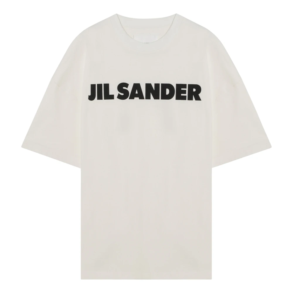 Jil Sander Korte mouwen ronde hals T-shirt White Heren