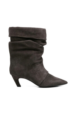 chaussures-en-daim-gris-fonce-bout-pointu