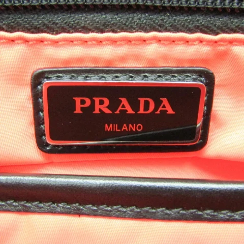 Prada Vintage Pre-owned Fabric prada-bags Black Dames