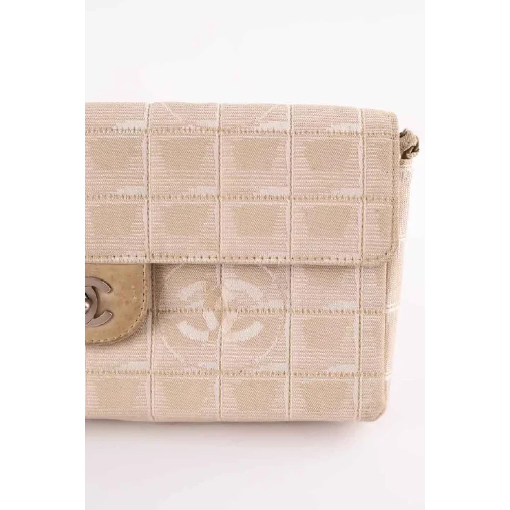 Chanel Vintage Pre-owned Leather shoulder-bags Beige Dames