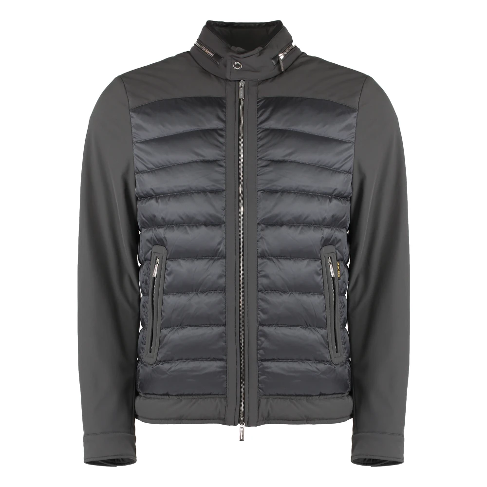 Moorer Ganzendons Techno Fabric Jas Gray Heren