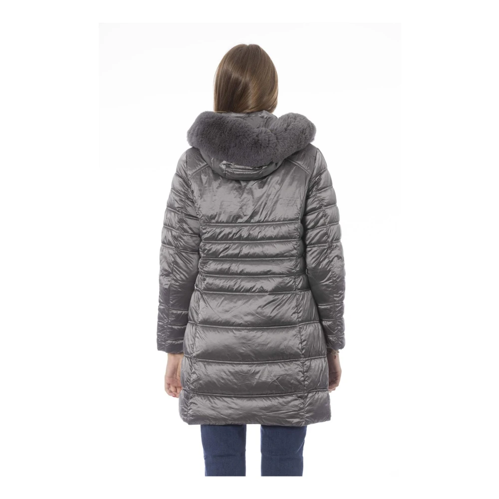 Baldinini Dames Bomberjack met vaste capuchon Gray Dames