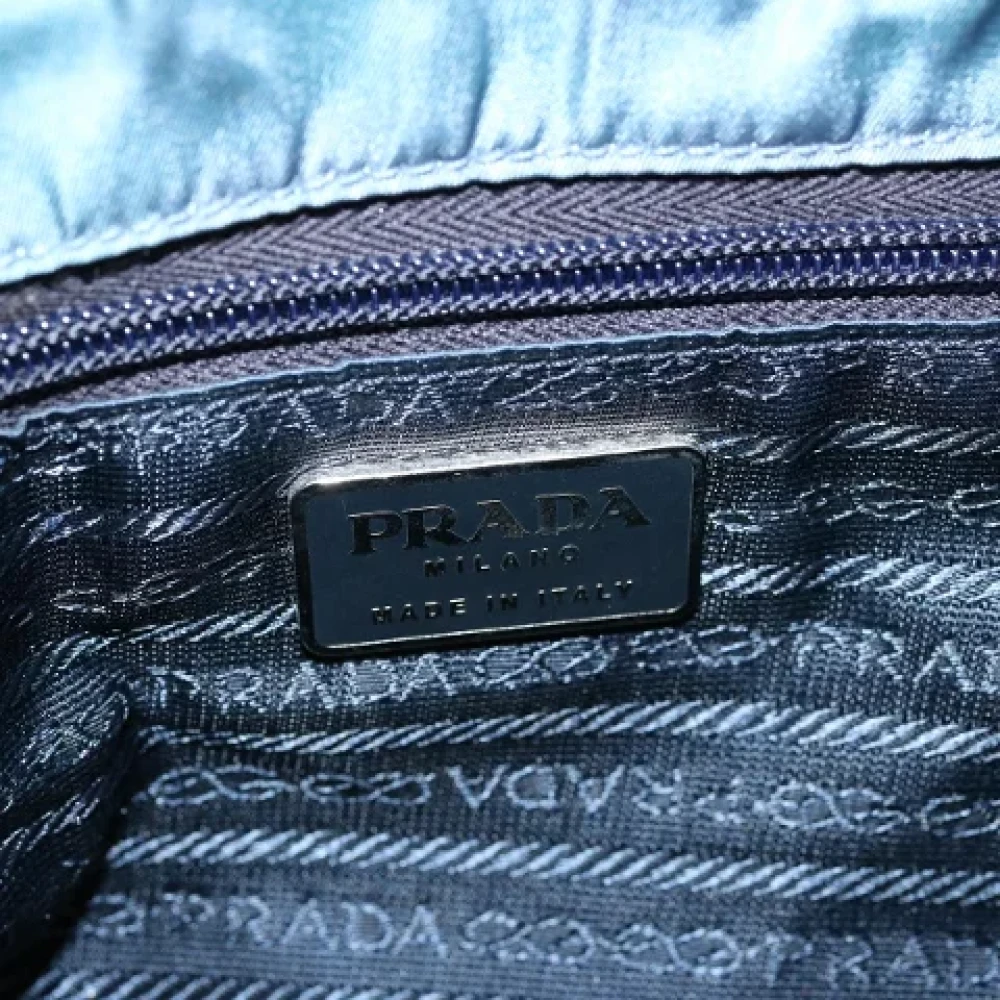 Prada Vintage Pre-owned Canvas totes Blue Dames