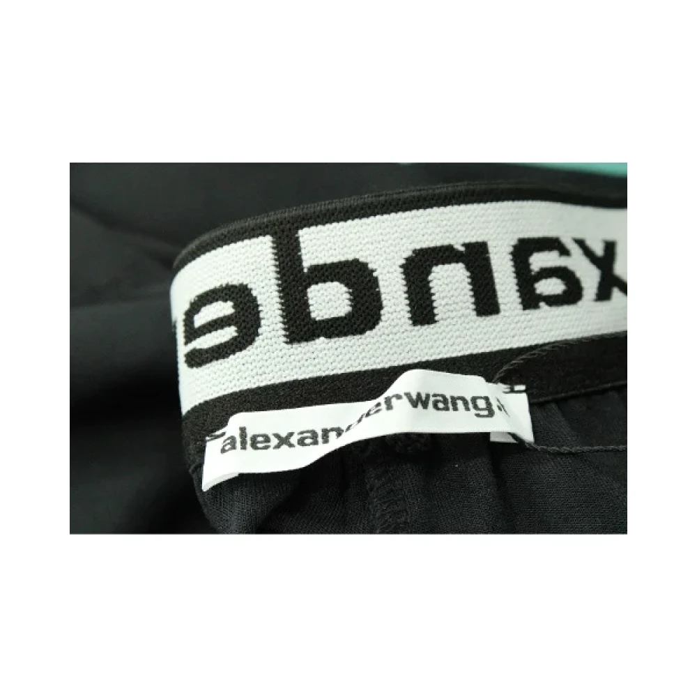 Alexander Wang Pre-owned Nylon bottoms Black Dames