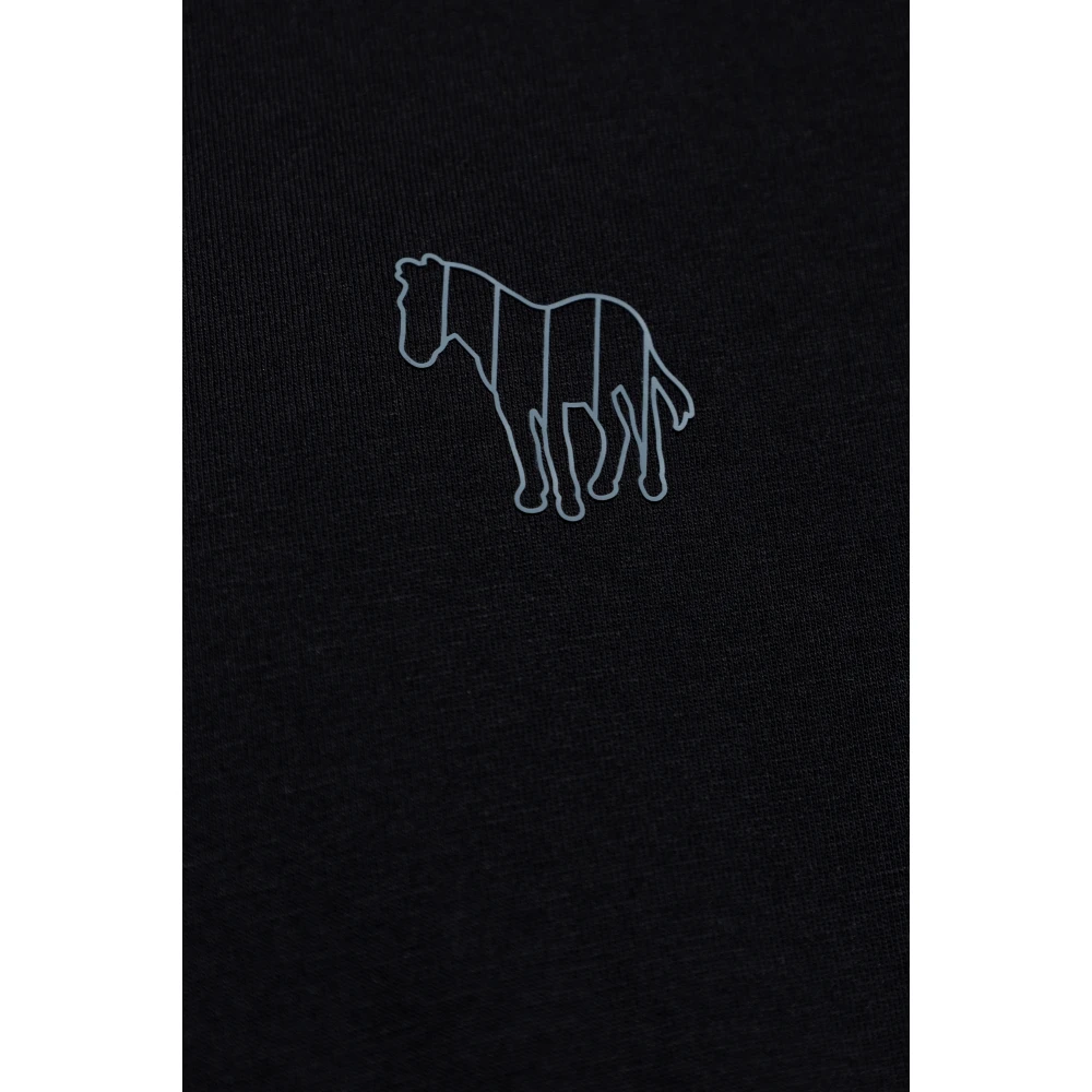 PS By Paul Smith T-shirt met logo Black Heren