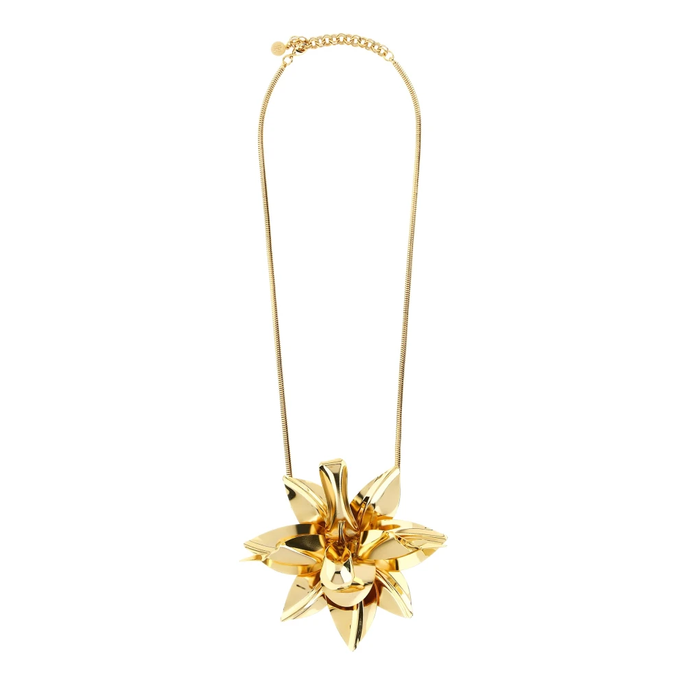Rabanne Women's Yellow Necklaces, One Size, Flower Pendant Necklace