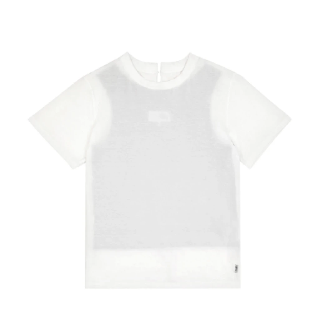 MM6 Maison Margiela Stijlvolle T-shirts voor dagelijks gebruik White Dames