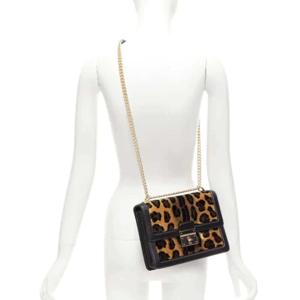 Dolce & Gabbana Pre-owned Velvet shoulder-bags Black Dames