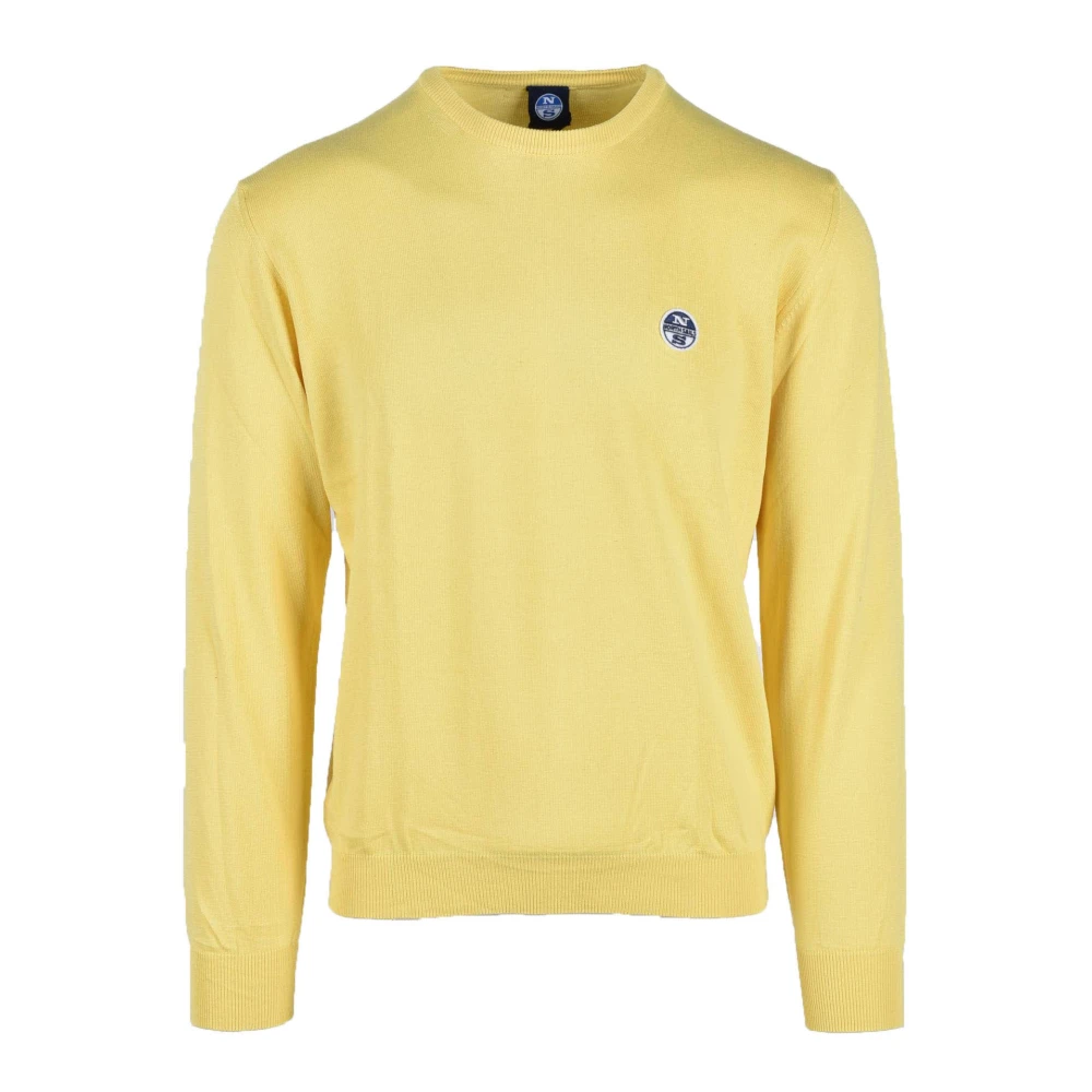 North Sails Katoenen Gebreide Trui Yellow Heren