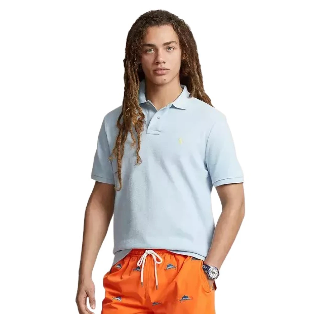 Ralph Lauren Katoenen poloshirt met logo Blue Heren