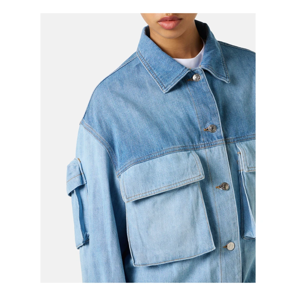 Iceberg Indigo New Shape Jack in Gewassen Denim Blue Dames