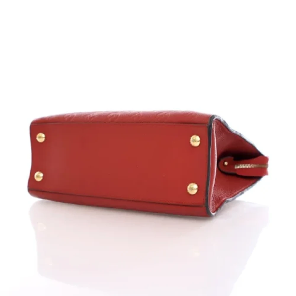 Louis Vuitton Vintage Pre-owned Leather handbags Red Dames