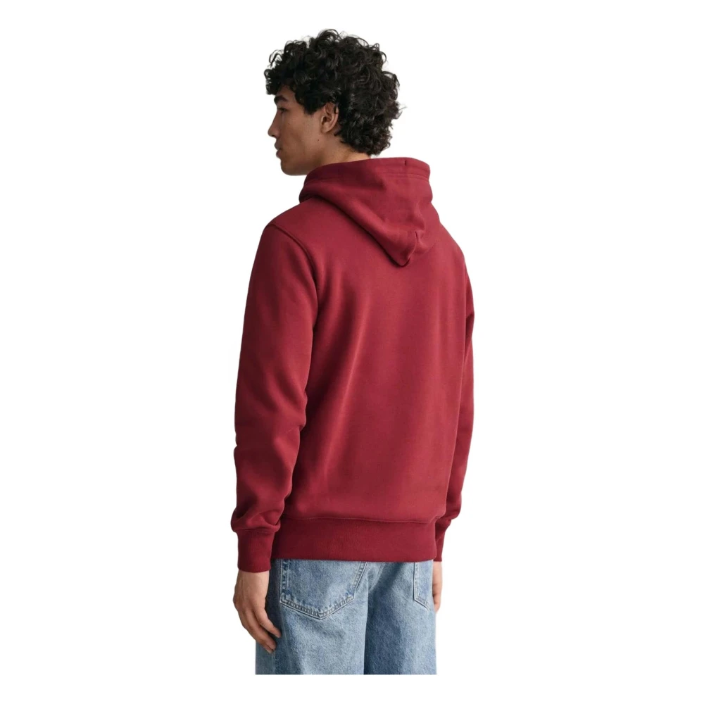 Gant Hoodie Red Heren