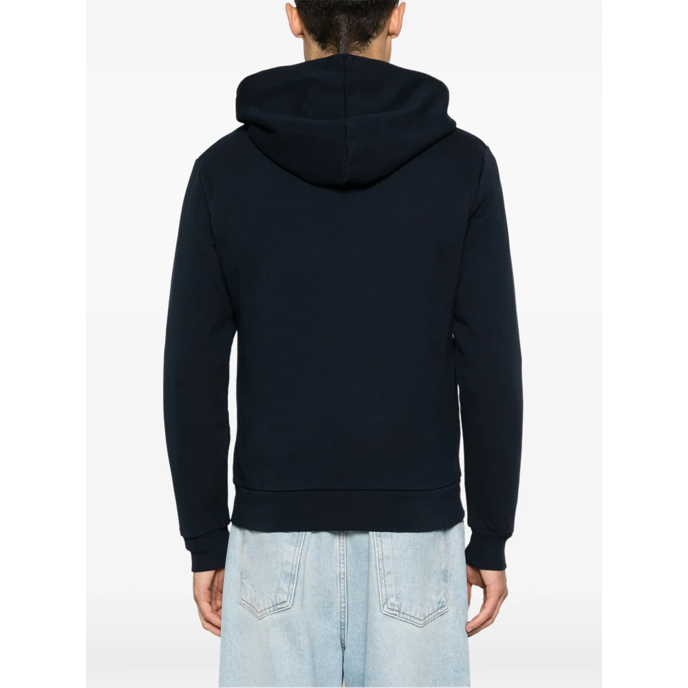 A.p.c. Katoenen hoodie in verschillende kleuren Blue Heren