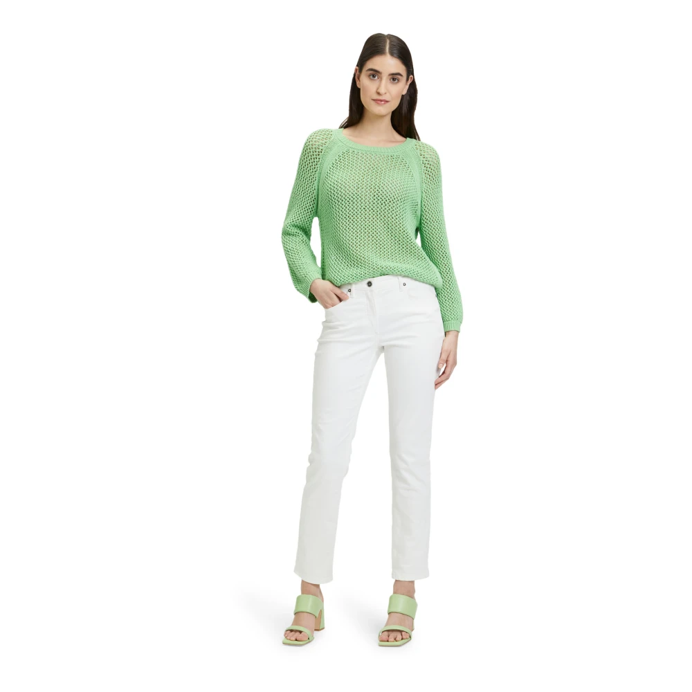 Betty Barclay Round-neck Knitwear Green Dames