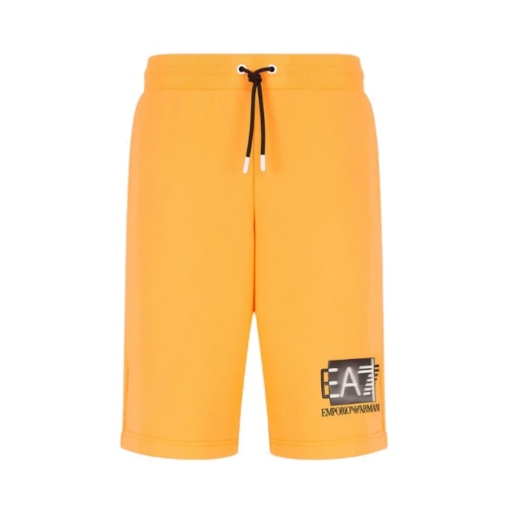 Emporio Armani EA7 Casual Shorts Orange, Herr