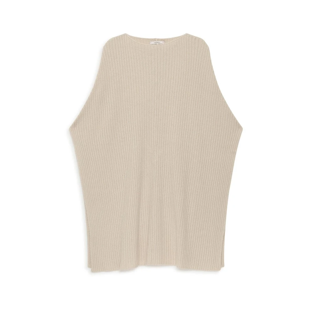 Maliparmi Donna Beige Cashmere Merinos Cape