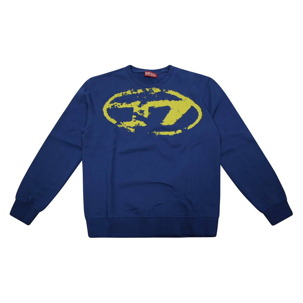 Diesel Gul Logo Sweatshirt Blue, Unisex