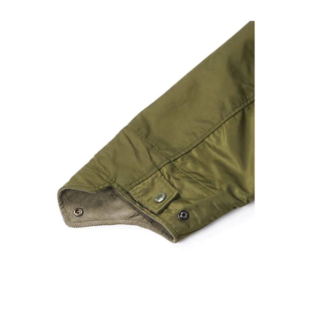 Engineered Garments Field Parka Flight Satin Nylon Green Heren