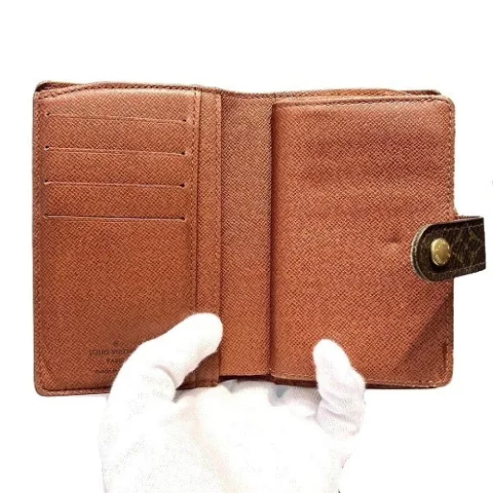 Louis Vuitton Vintage Pre-owned Canvas wallets Brown Dames