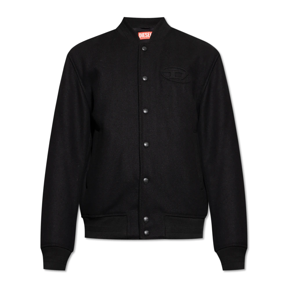 Diesel Uomo Nero Giacche, L, New,