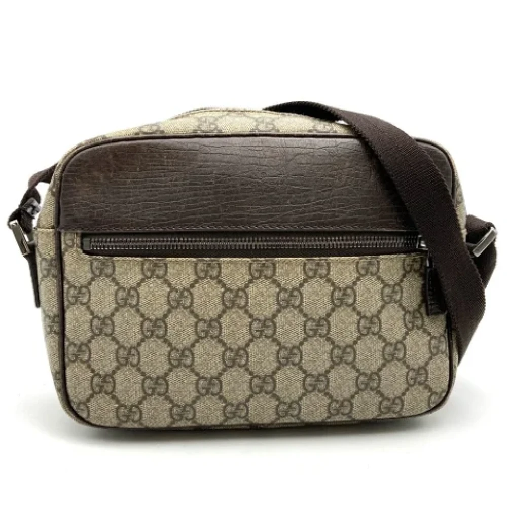 Gucci Vintage Pre-owned Leather gucci-bags Brown Dames