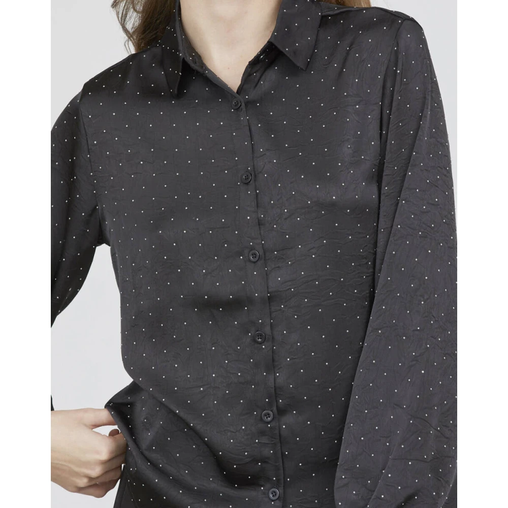 Sisters Point Casual Grafisch T-shirt Gada-Sh47 Black Dames