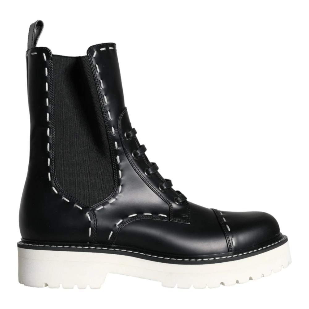 Dolce & Gabbana Donna Nero - Splendidi Stivali Al Polpaccio - Shoes - 36 Eu