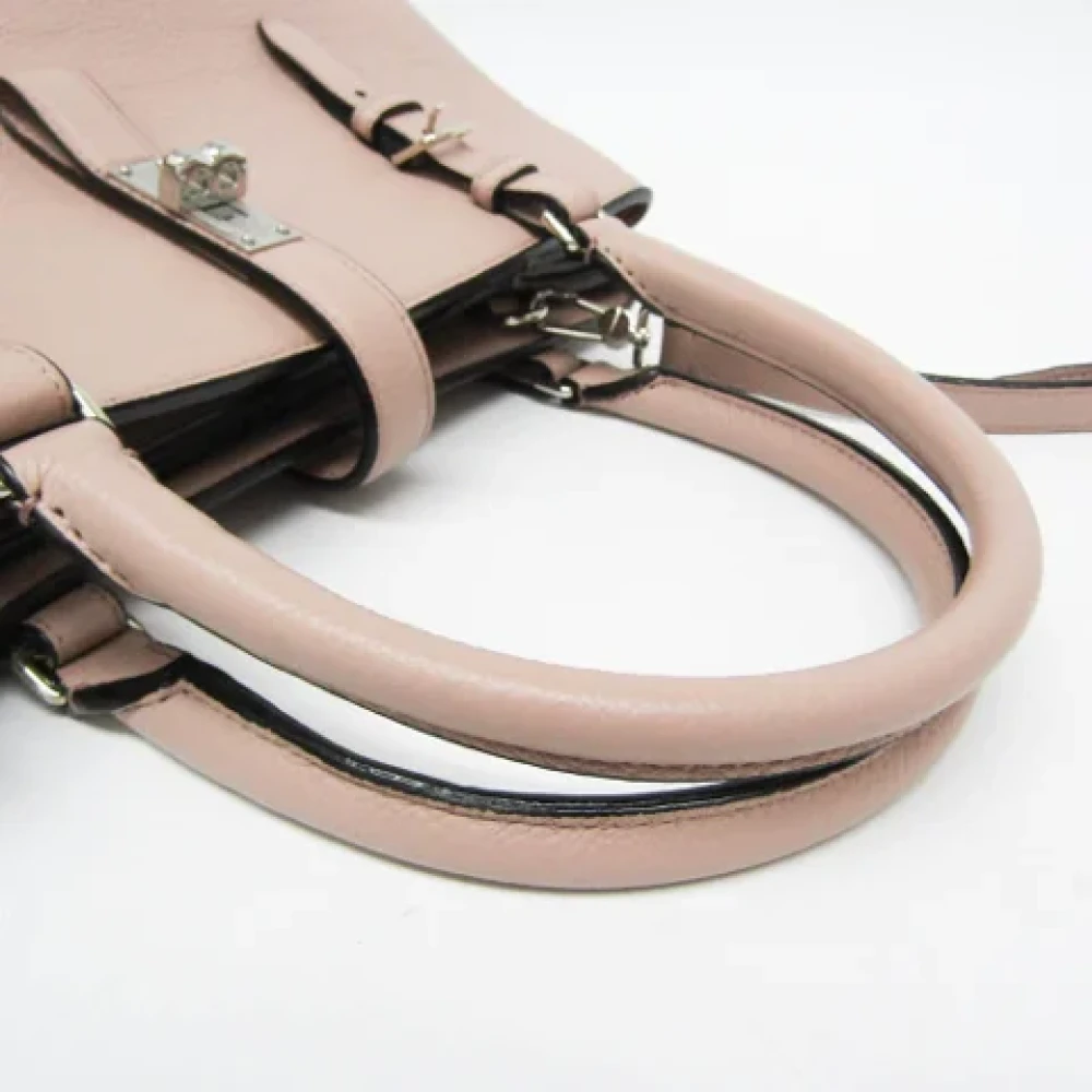 Bally Pre-owned Leather shoulder-bags Beige Dames