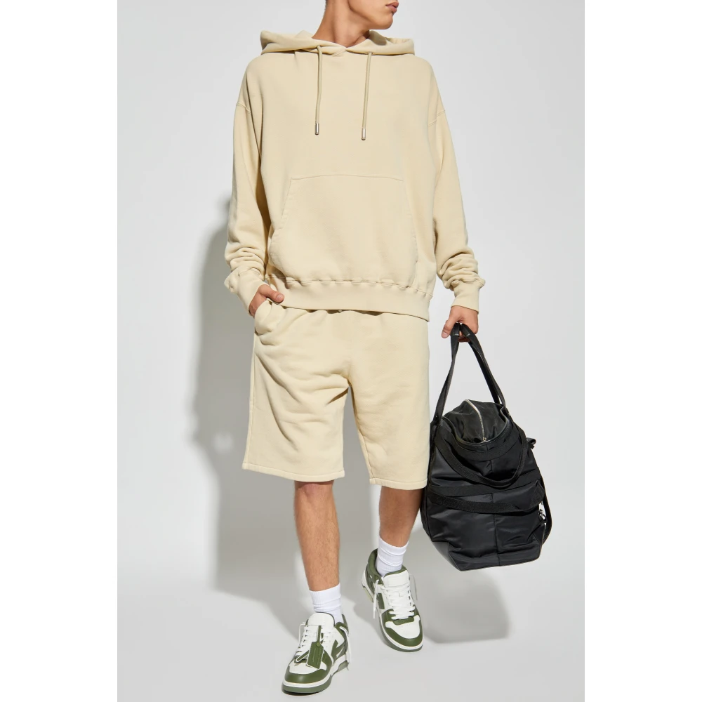 Off White Hoodie Beige Heren