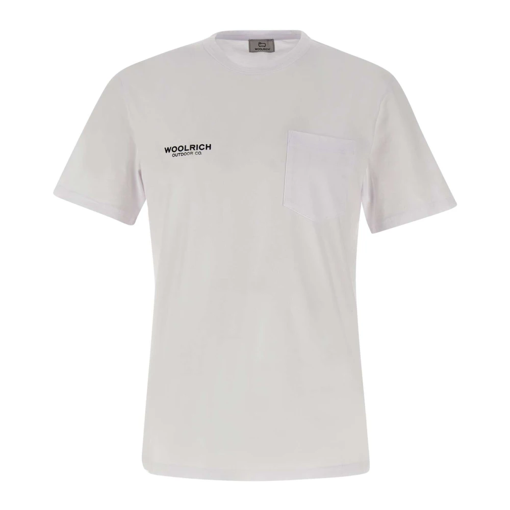 Woolrich Witte T-shirts en Polos White Heren