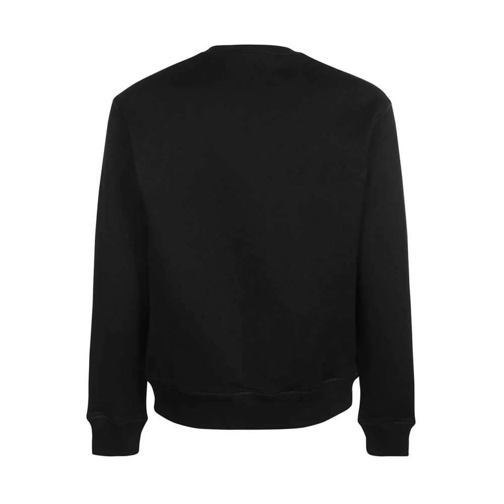 Dsquared2 Katoenen sweatshirt met logo detail Black Heren