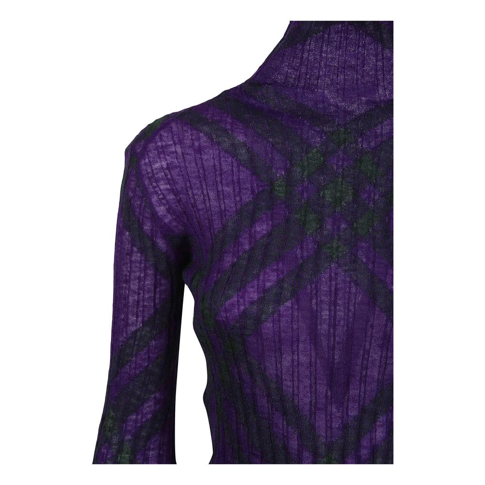 Burberry P.w93 E302.89 Sweaters Purple Dames