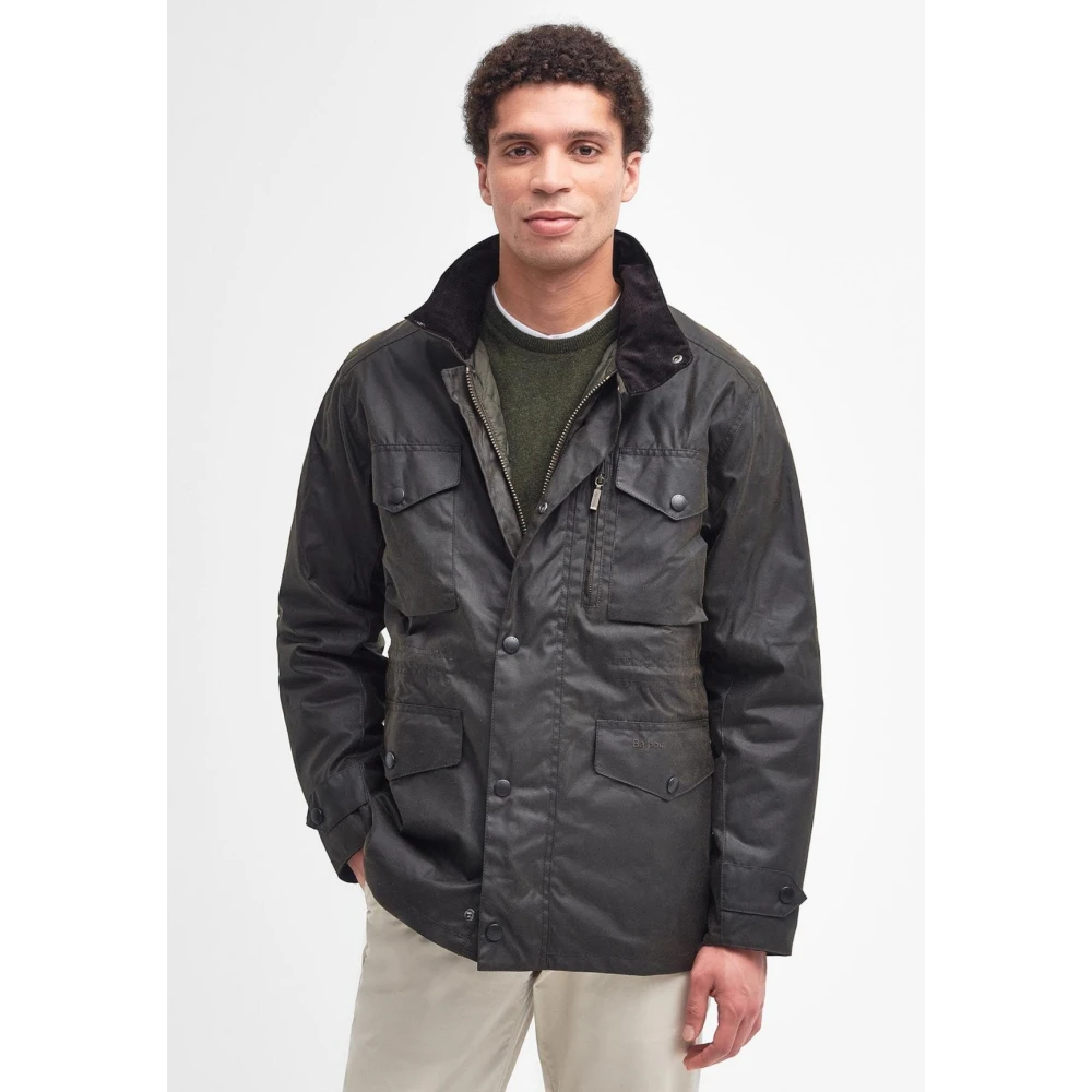 Barbour Classic Sapper Wax Jacket Green Heren