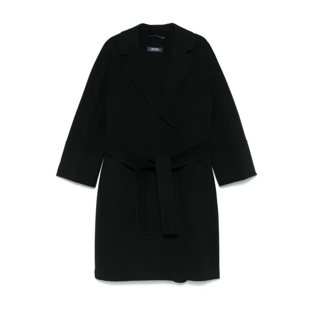 Max Mara Arona Coat - Female - Belted Coats - Black - S - Coats
