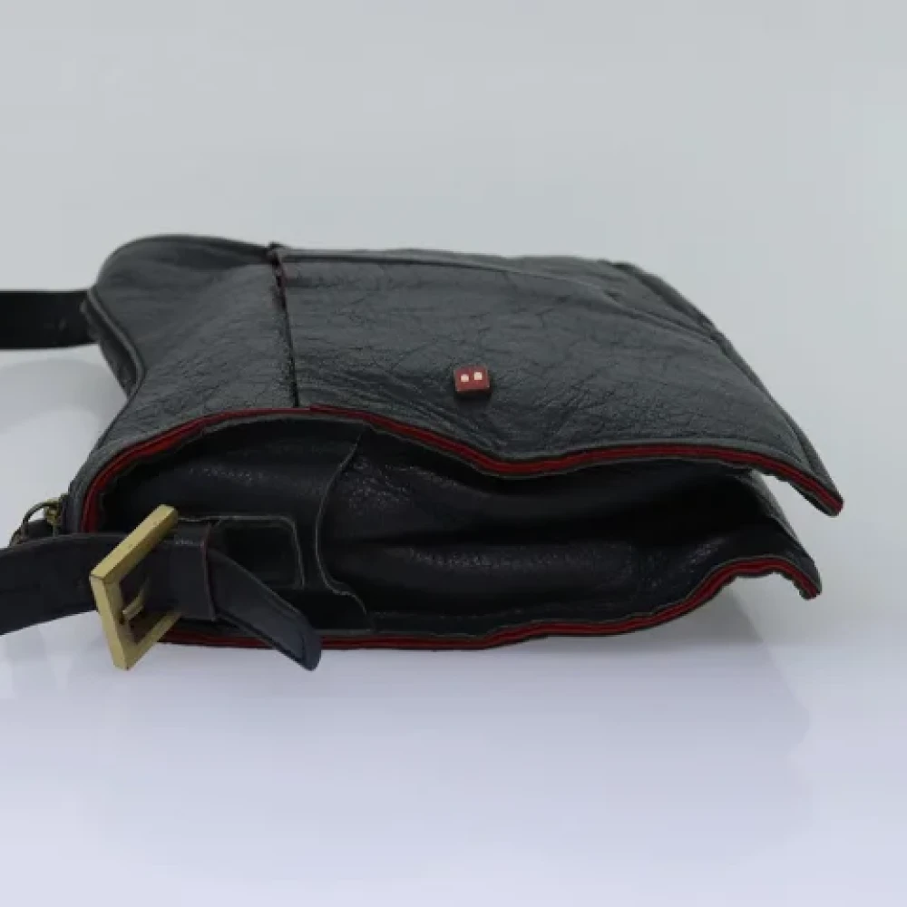 Bally Pre-owned Leather shoulder-bags Black Dames