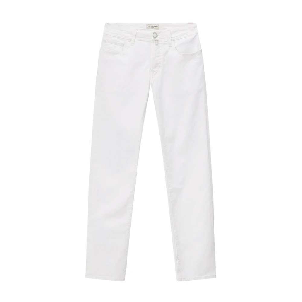Jacob Cohën Hombre Blanco - Vaqueros Slim-Fit- Jeans - W33- Vaqueros Slim-Fit