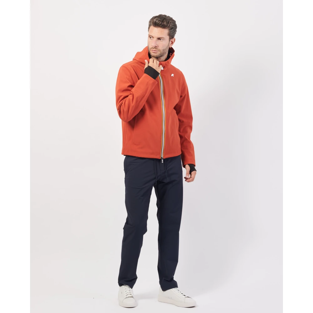 K-way Rode Urban Slim Jas Waterdicht Winddicht Red Heren